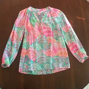 Lilly Pulitzer Elsa Silk Top size: XS